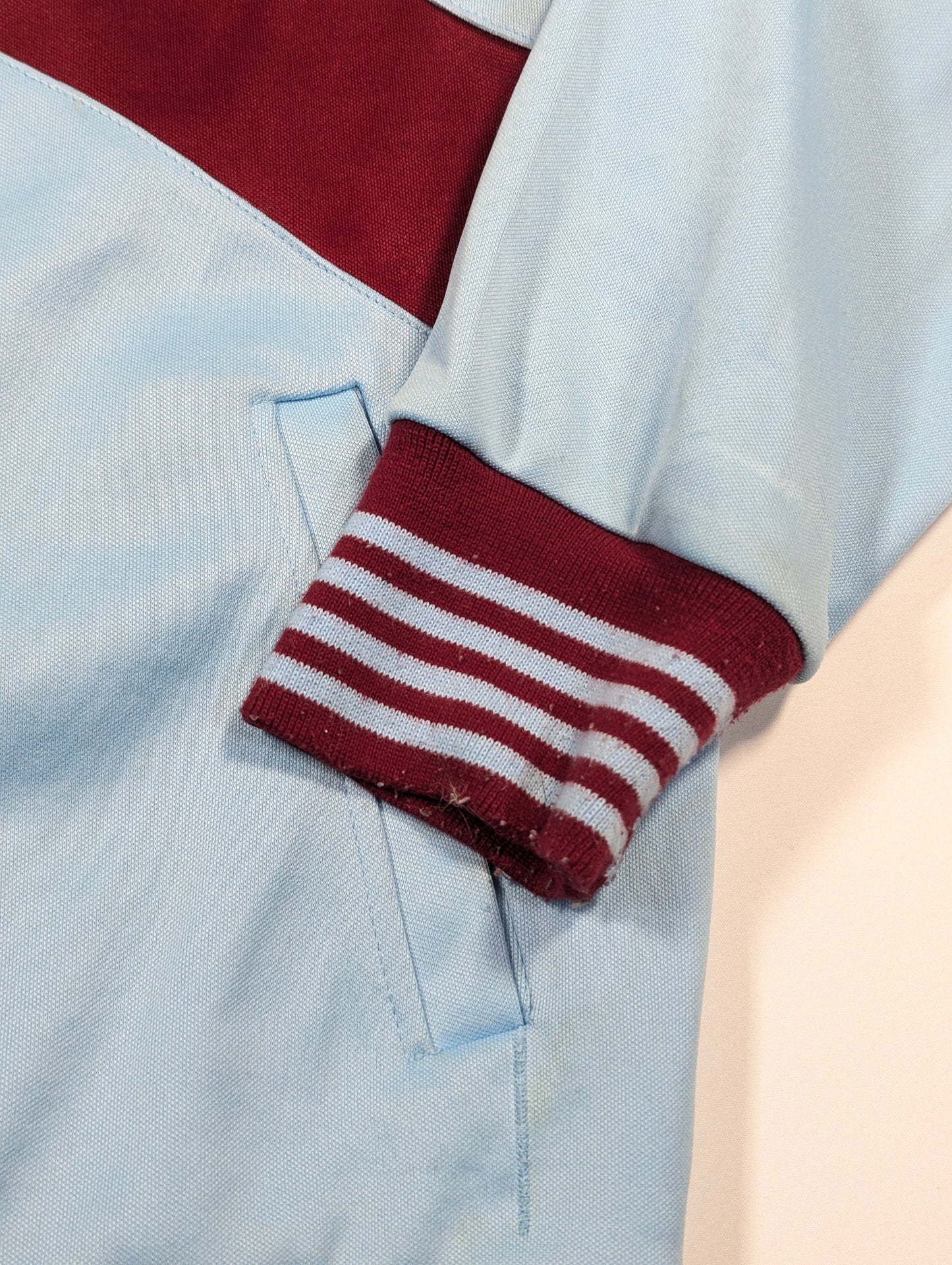 West Ham Score Draw Football Jacket Retro Wembley 1980 (L) [Good]