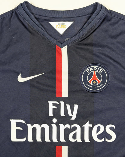 PSG Nike Football Jersey 2014 Zlatan Ibrahimovic #10 (13-15 Years) [Very Good]