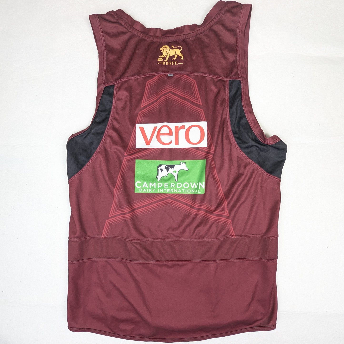 Brisbane Lions BLK Aussie Rules Jersey 2020s (XL) [Very Good]