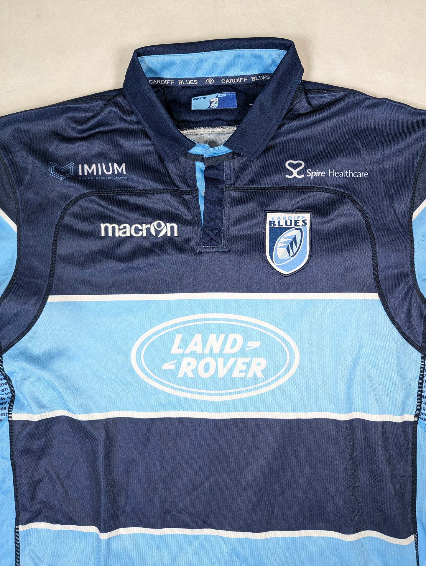 Cardiff Blues Macron Rugby Jersey 2018 (3XL) [Excellent]