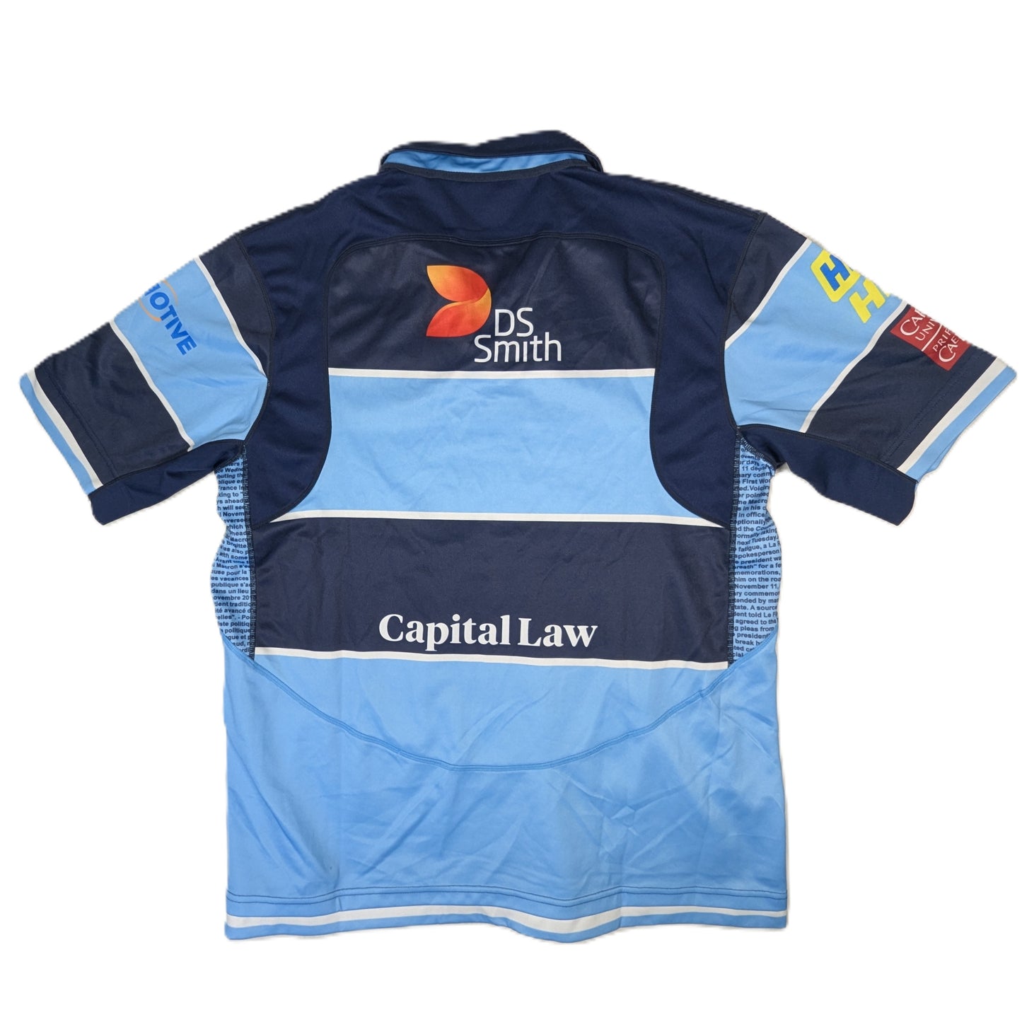 Cardiff Blues Macron Rugby Jersey 2018 (3XL) [Excellent]