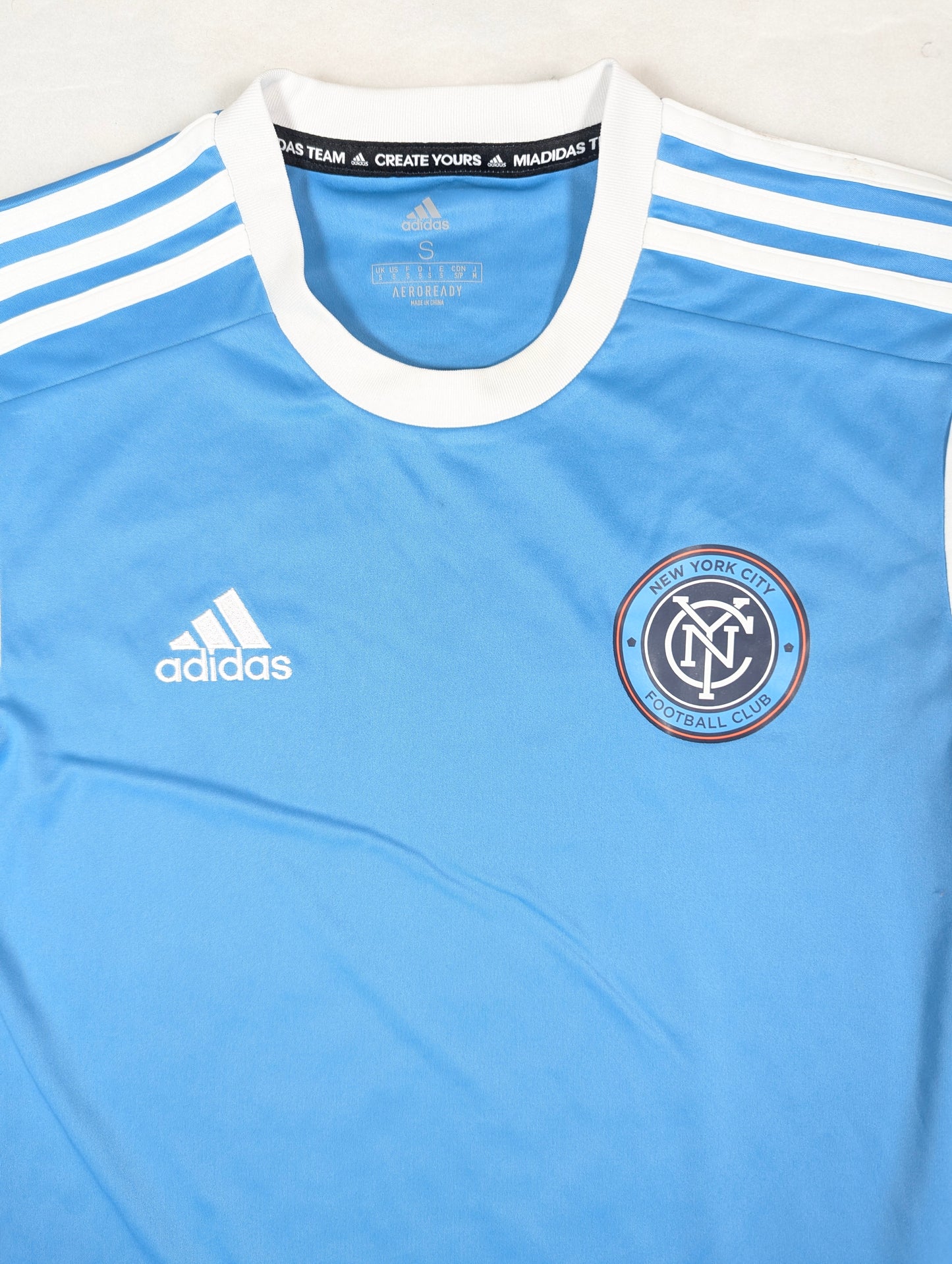 New York City FC adidas Football Jersey 2021 (S) [Good]