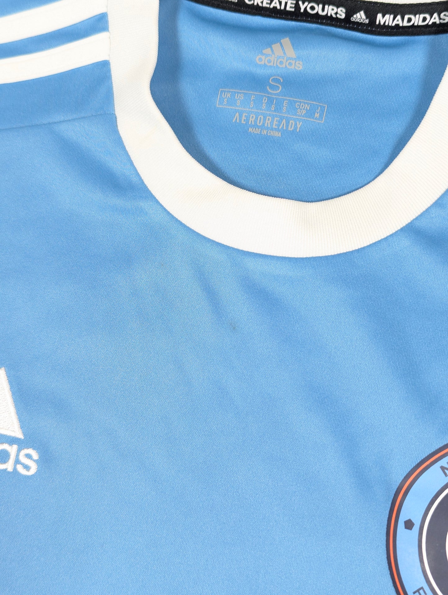 New York City FC adidas Football Jersey 2021 (S) [Good]
