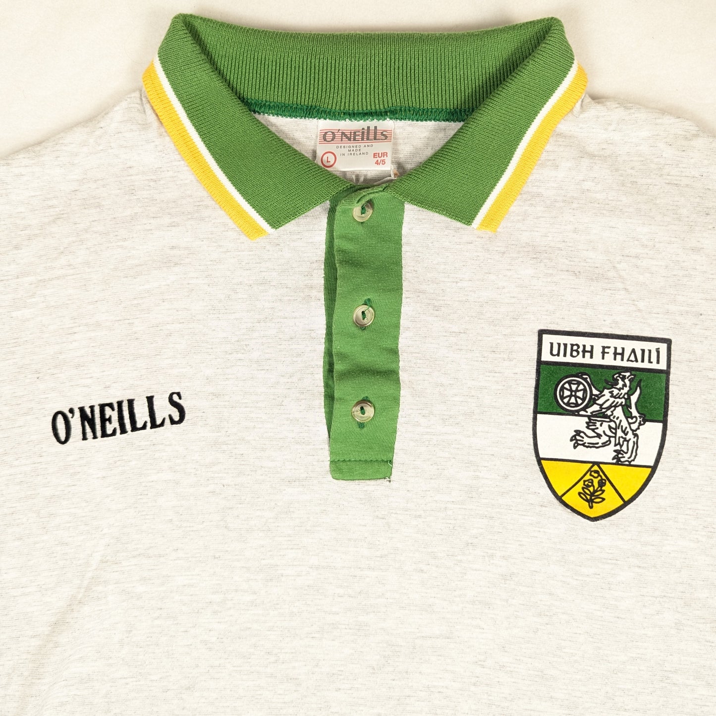 Offaly O'Neills GAA Polo 1990s (L) [Very Good]