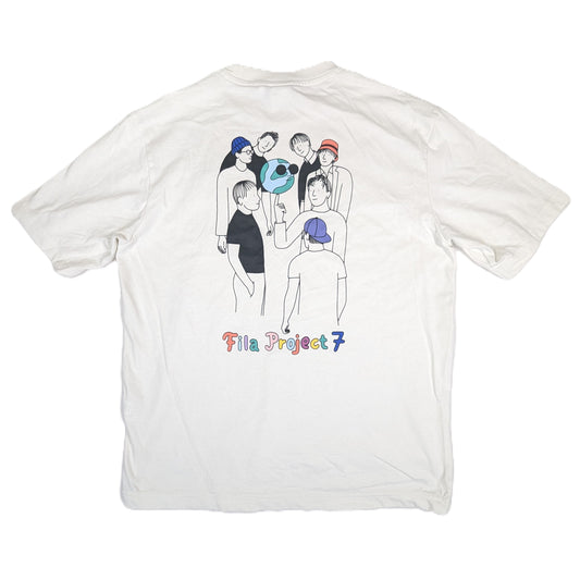 Project 7 FILA Streetwear T-Shirt (M) [Very Good]