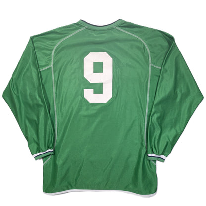 Republic of Ireland Player Issue Umbro Football Jersey 2002 #9 (2XL) [Good]