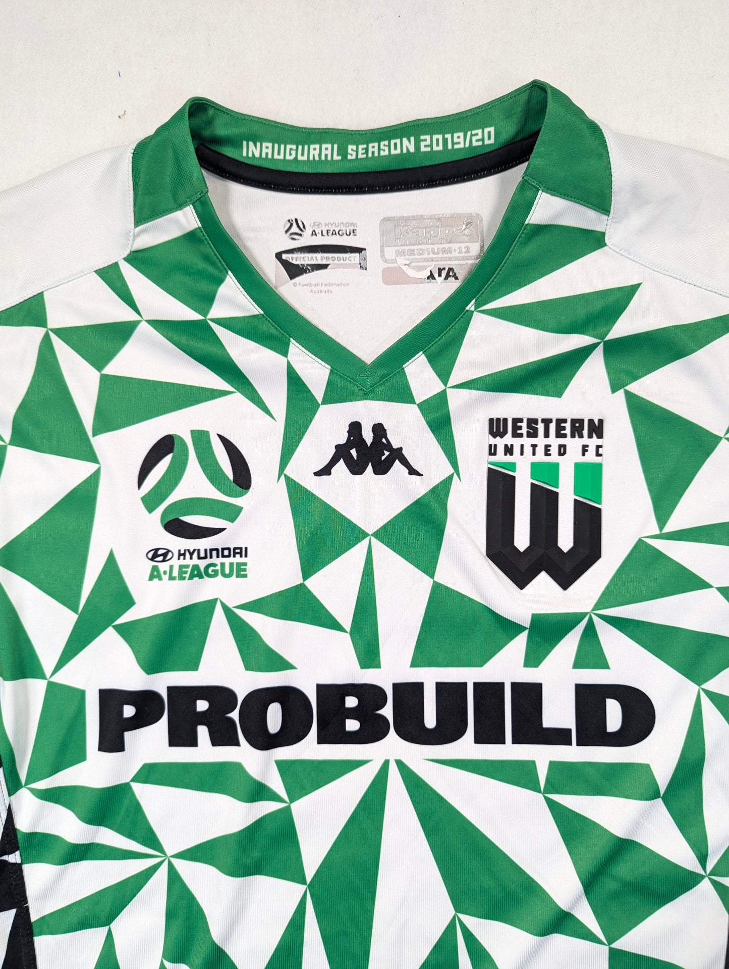 Western United Kappa Football Jersey 2019 (Size 12) [Good]