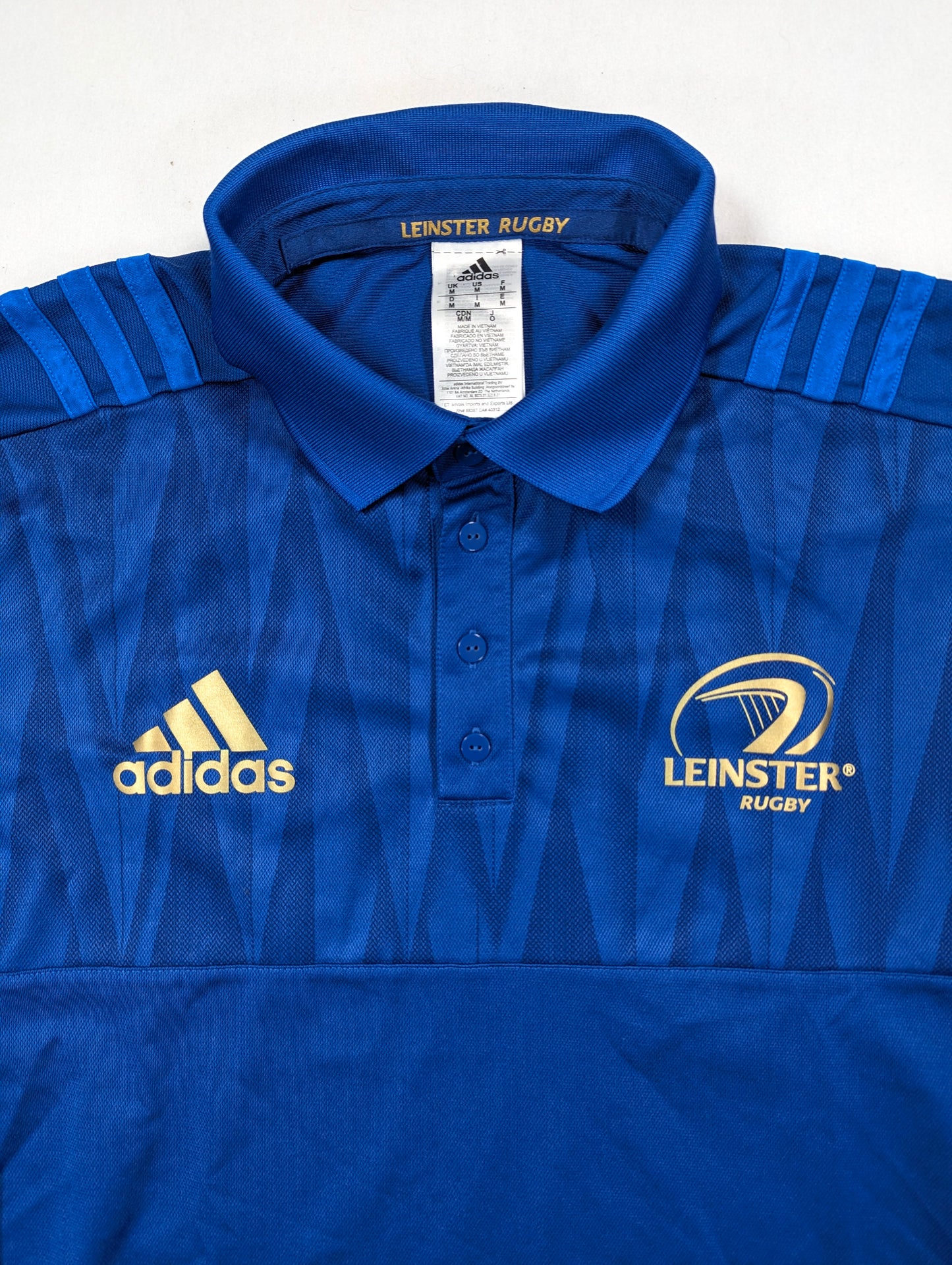 Leinster adidas Rugby Polo 2018 (M) [Very Good]