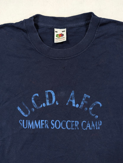 UCD Fruit of the Loom Football T-Shirt 1990s (12-13 Years) [Fair]