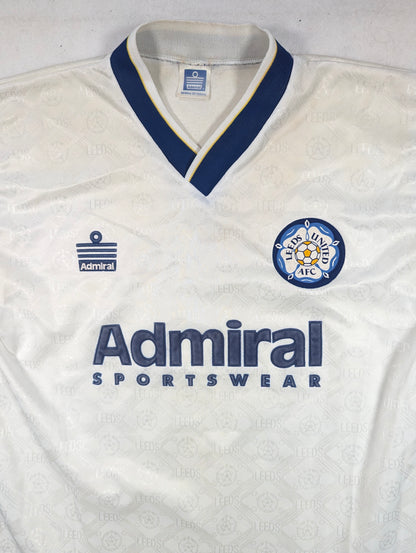 Leeds United Admiral Football Jersey 1992 (S) [Fair]