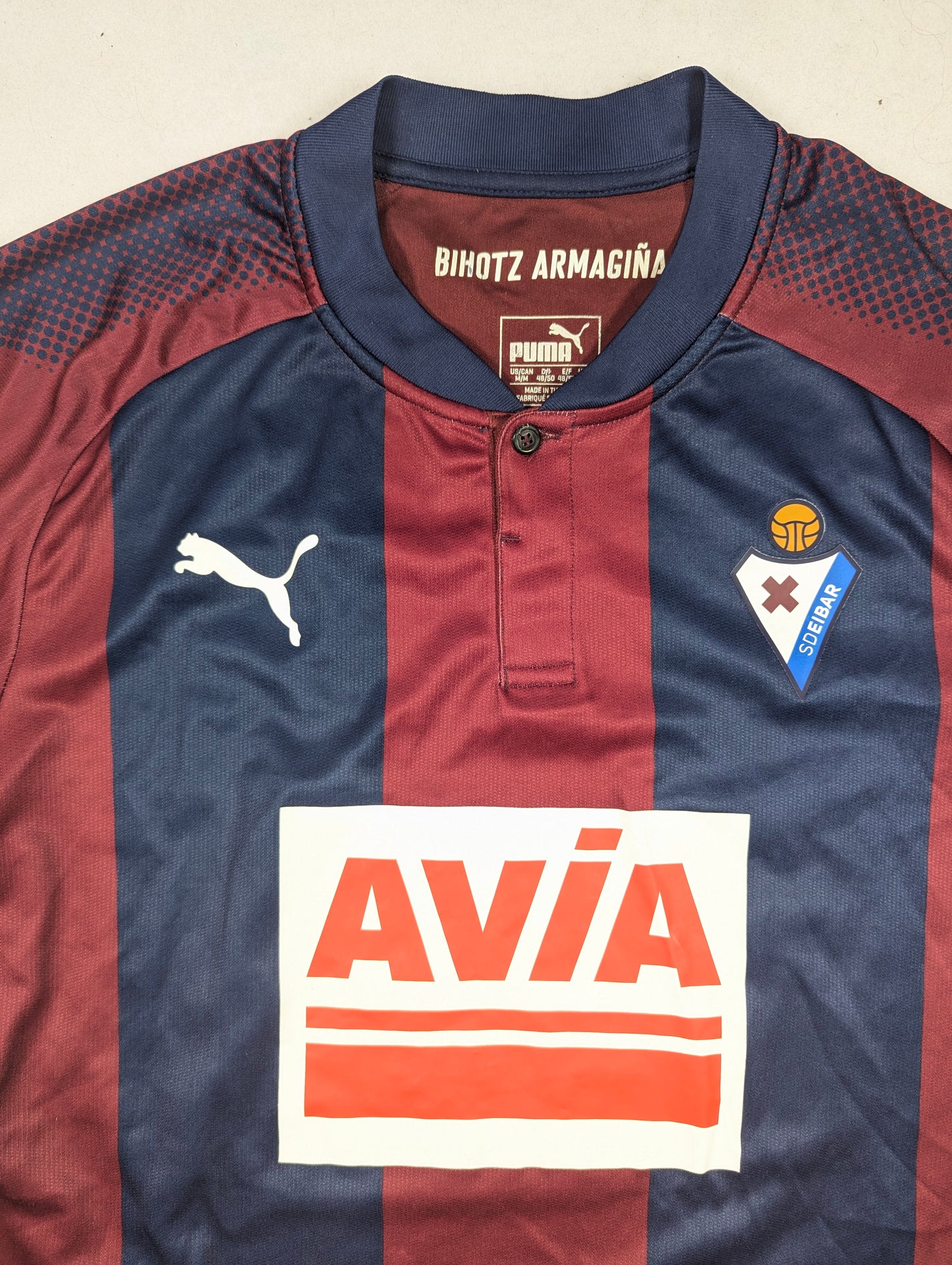 SD Eibar Puma Football Jersey 2017 (M) [Very Good]