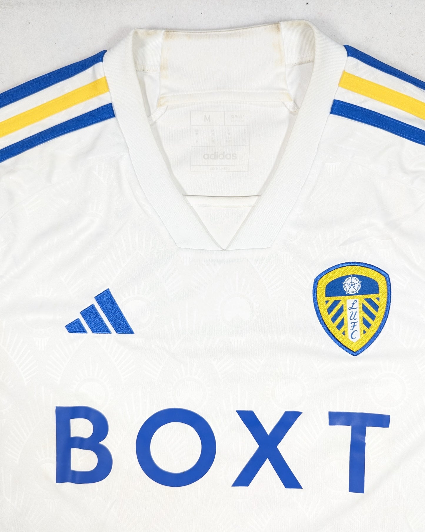Leeds United adidas Football Jersey 2023 (M) [Excellent]