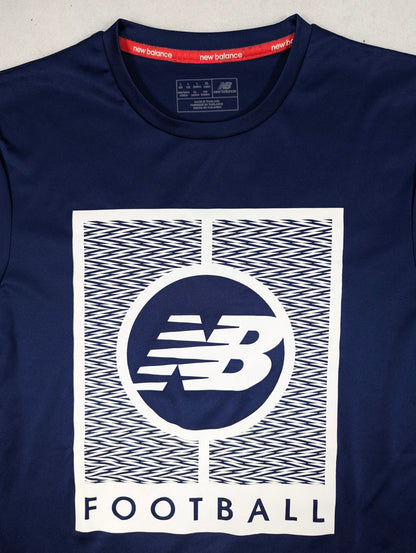 Blue New Balance Football T-Shirt 2016 (L) [Very Good]