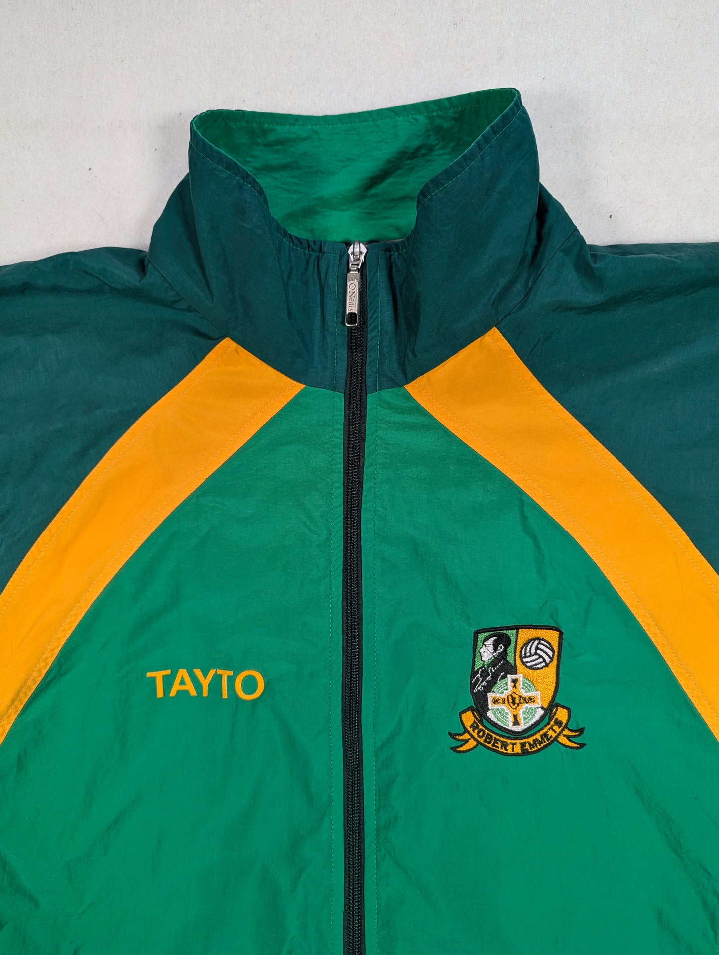 Robert Emmets O'Neills GAA Jacket 1990s (XL) [Good]