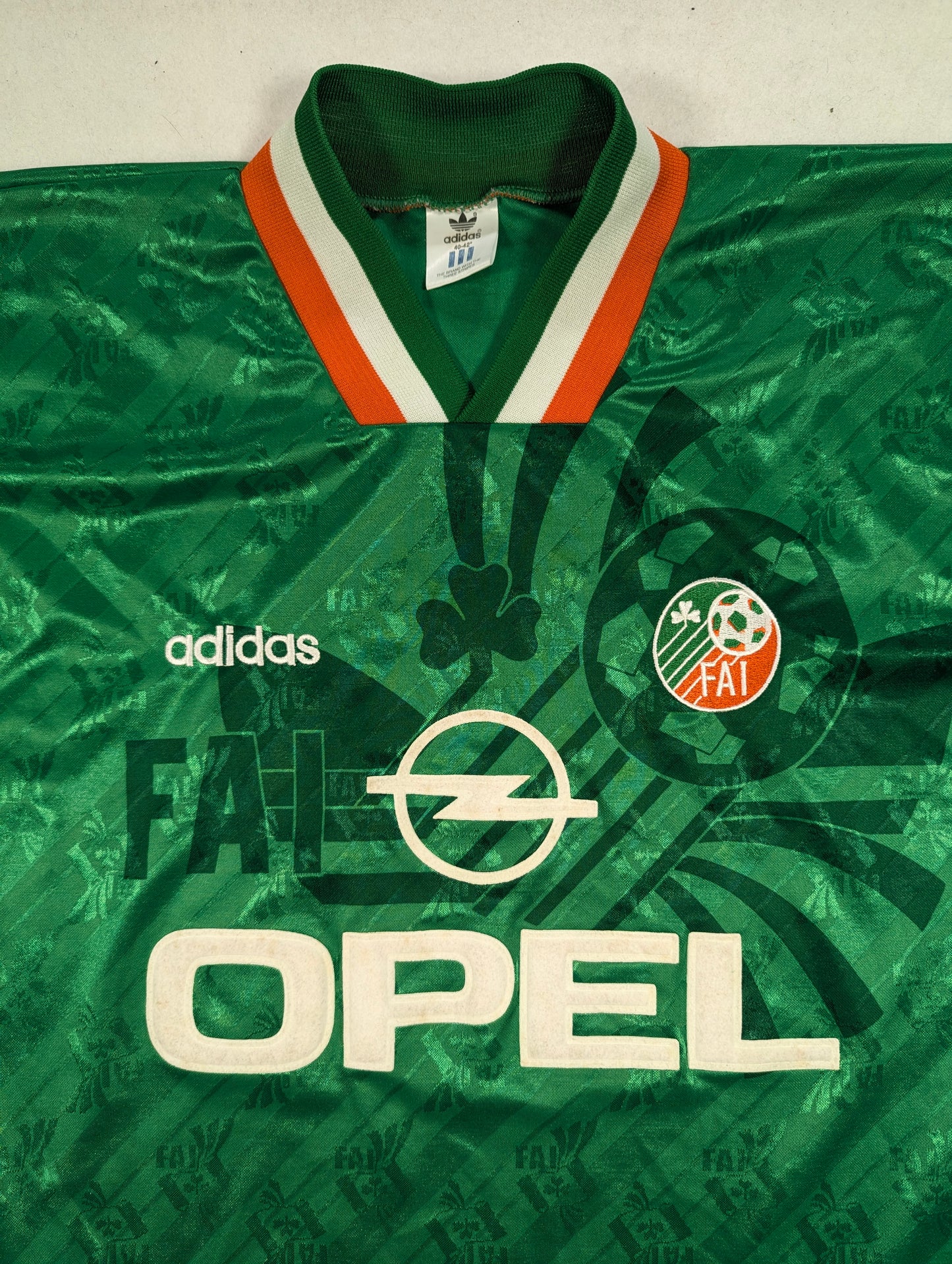 Republic of Ireland adidas Football Jersey 1994 (L) [Good]