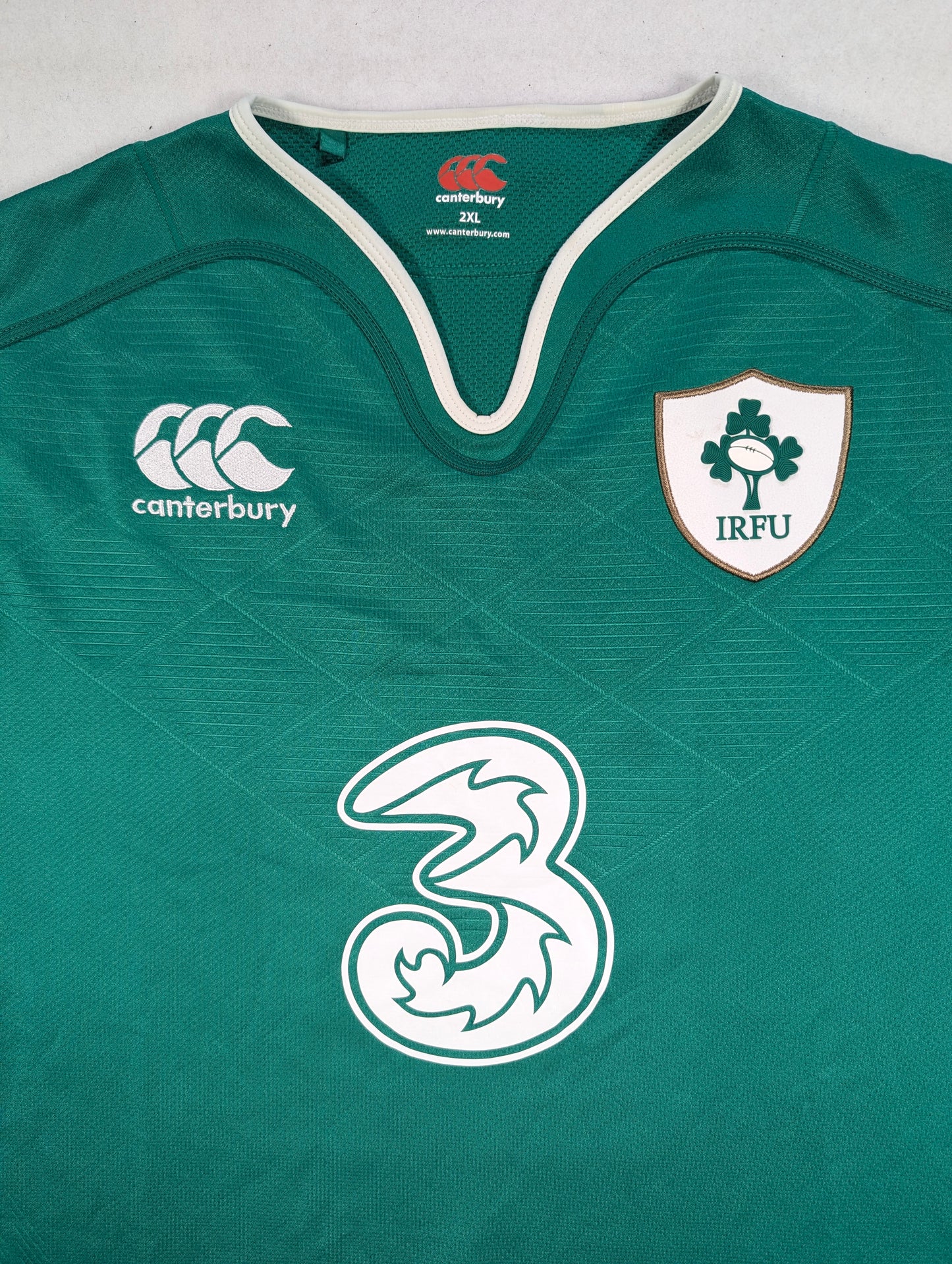 Ireland Canterbury Rugby Jersey 2015 (2XL) [Excellent]