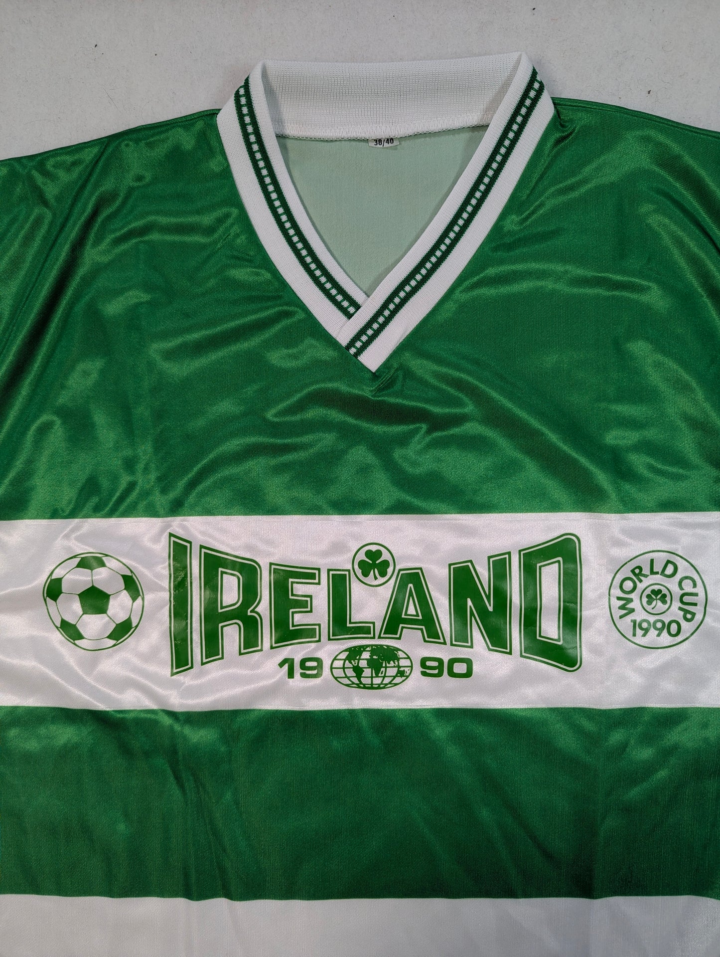 Republic of Ireland Football Jersey 1990 (S) [Very Good]