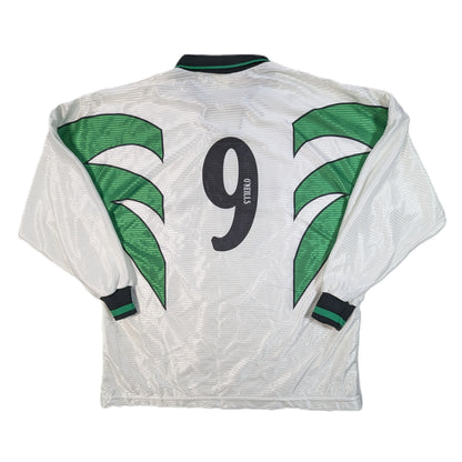 White Player Issue O'Neills Football Jersey 2000 #9 (L) [Excellent]