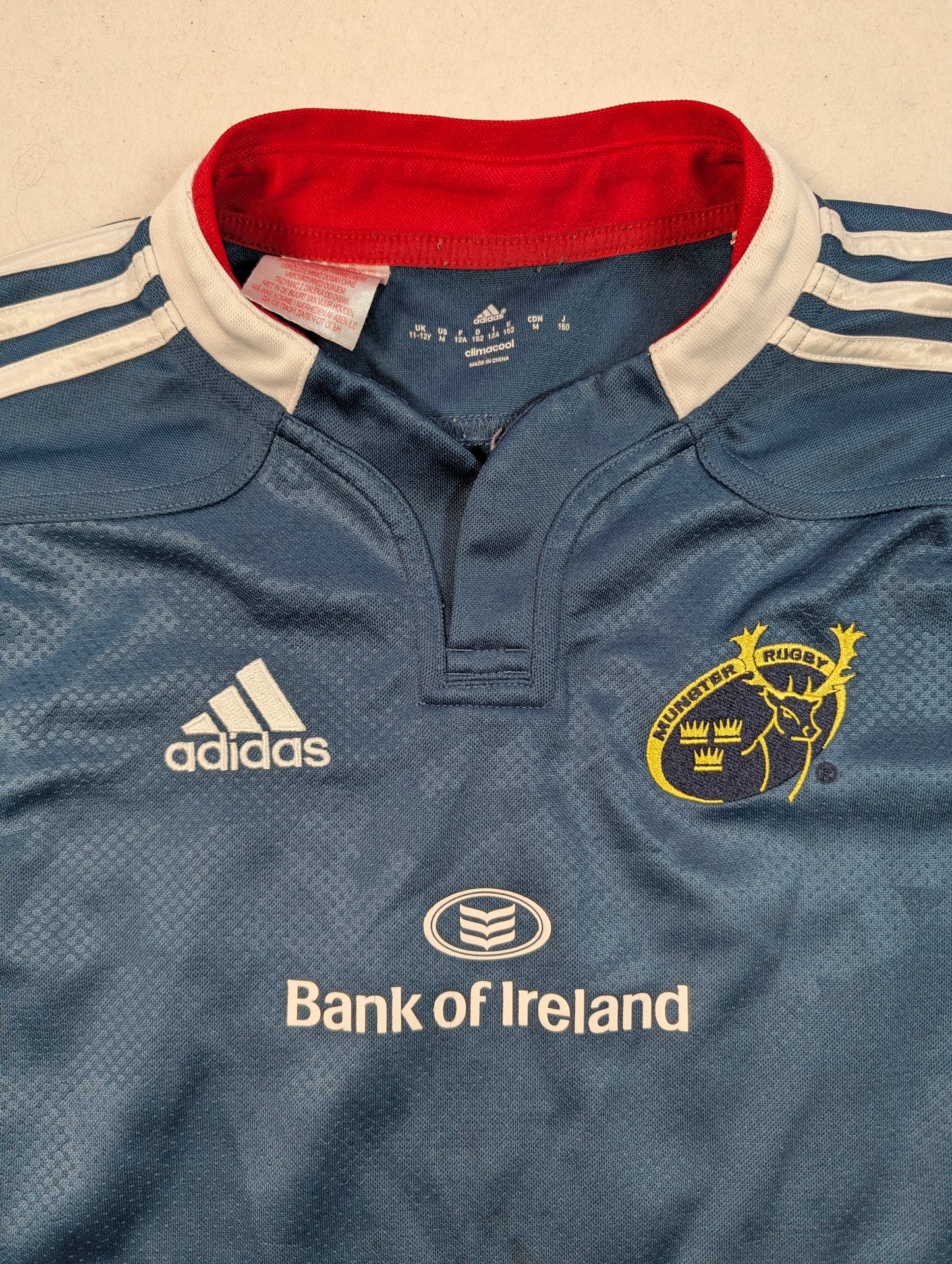 Munster adidas Rugby Jersey 2013 (11-12 Years) [Good]