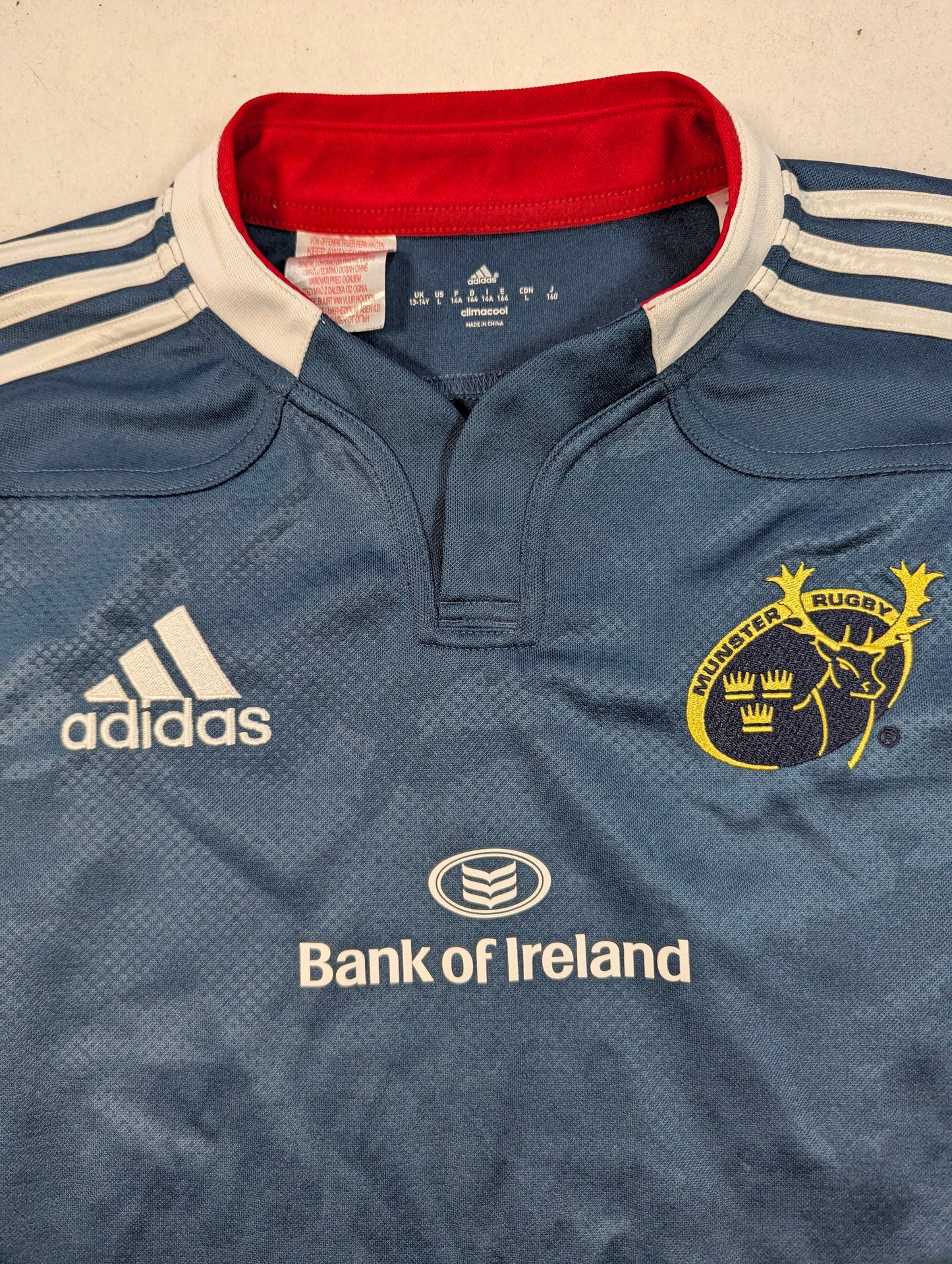 Munster adidas Rugby Jersey 2013 (13-14 Years) [Very Good]