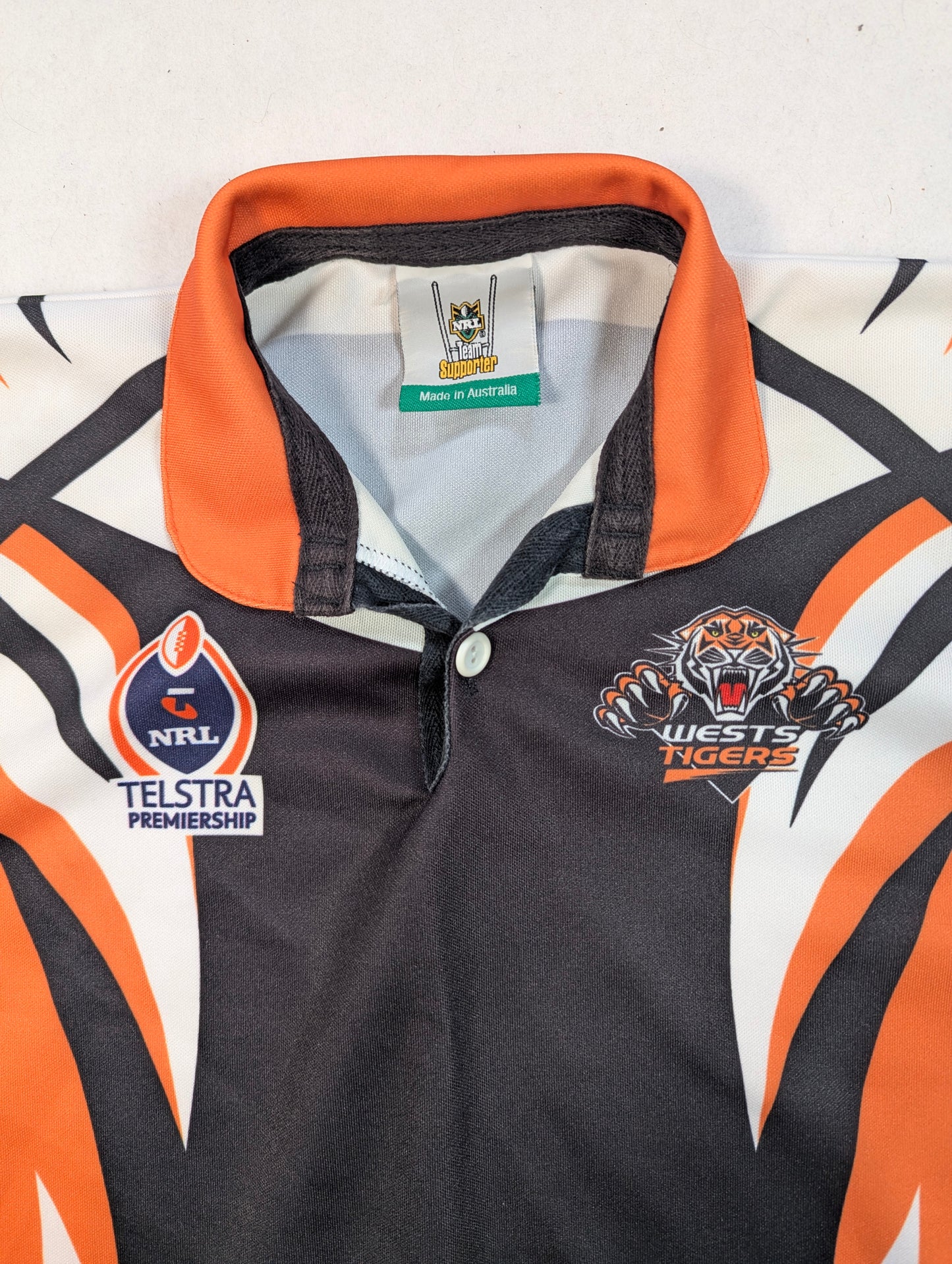 Wests Tigers NRL Rugby Jersey 2006 (Size 12) [Very Good]
