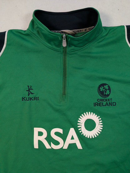Ireland Kukri Cricket Polo 2000s (M) [Very Good]