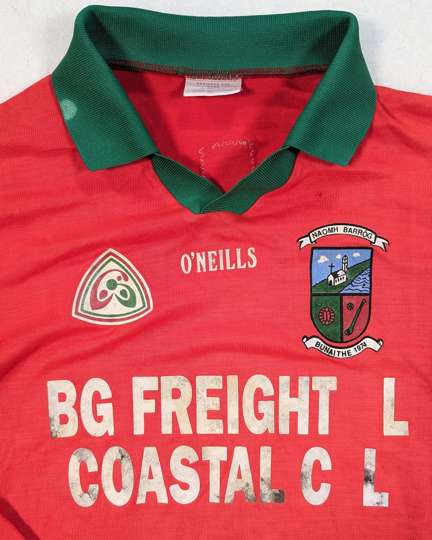 Naomh Barróg Player Issue O'Neills GAA Jersey 1995 #1 (10-11 Years) [Fair]