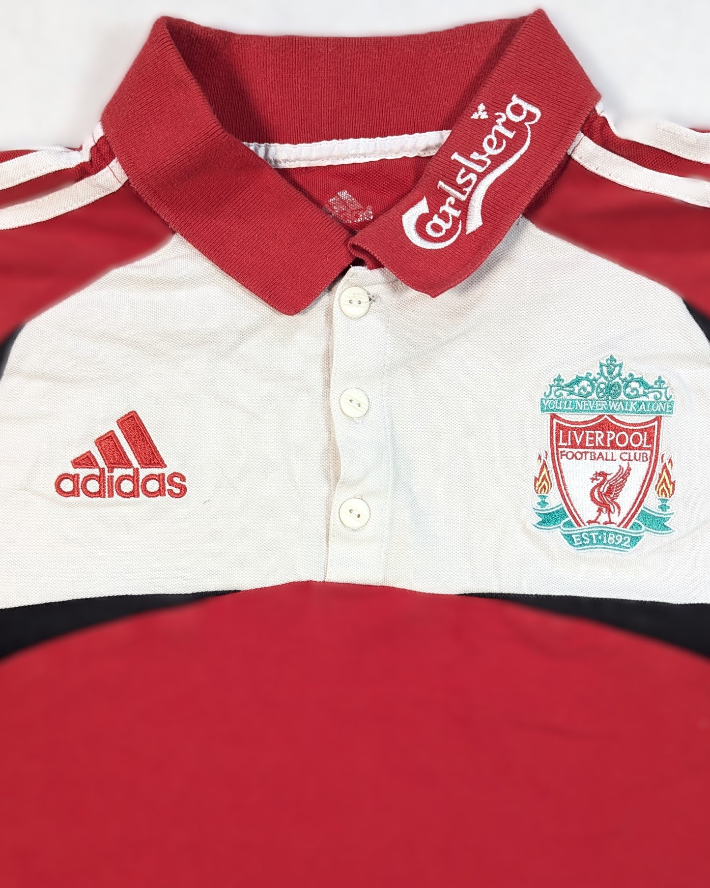Liverpool adidas Football Polo 2007 (L) [Good]