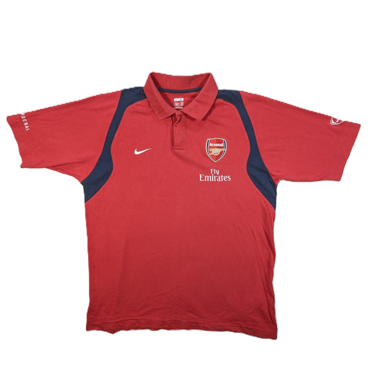 Arsenal Nike Football Polo 2000s (XL) [Good]