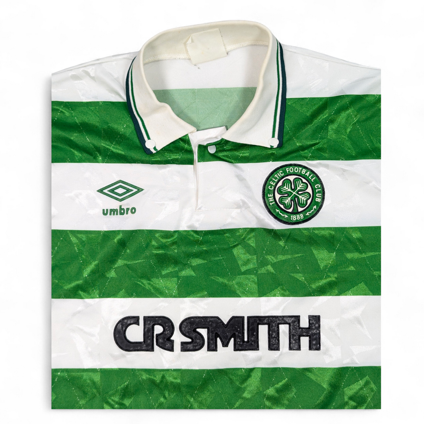 Celtic Umbro Home Football Jersey 1989 (M) [Fair]