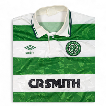 Celtic Umbro Home Football Jersey 1989 (M) [Fair]