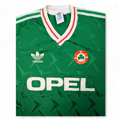 Republic of Ireland adidas Home Football Jersey 1990 (L) [Good]