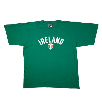 Republic of Ireland Nike Football T-Shirt 2002 Robbie Keane #10 (XL) [Very Good]