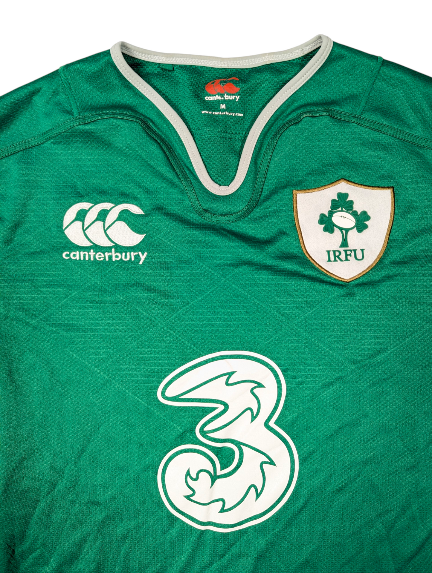 Ireland Canterbury Home Rugby Jersey 2015 (M) [Very Good]
