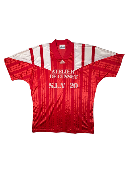 Red adidas Home Football Jersey 1993 #2 (XL) [Very Good]