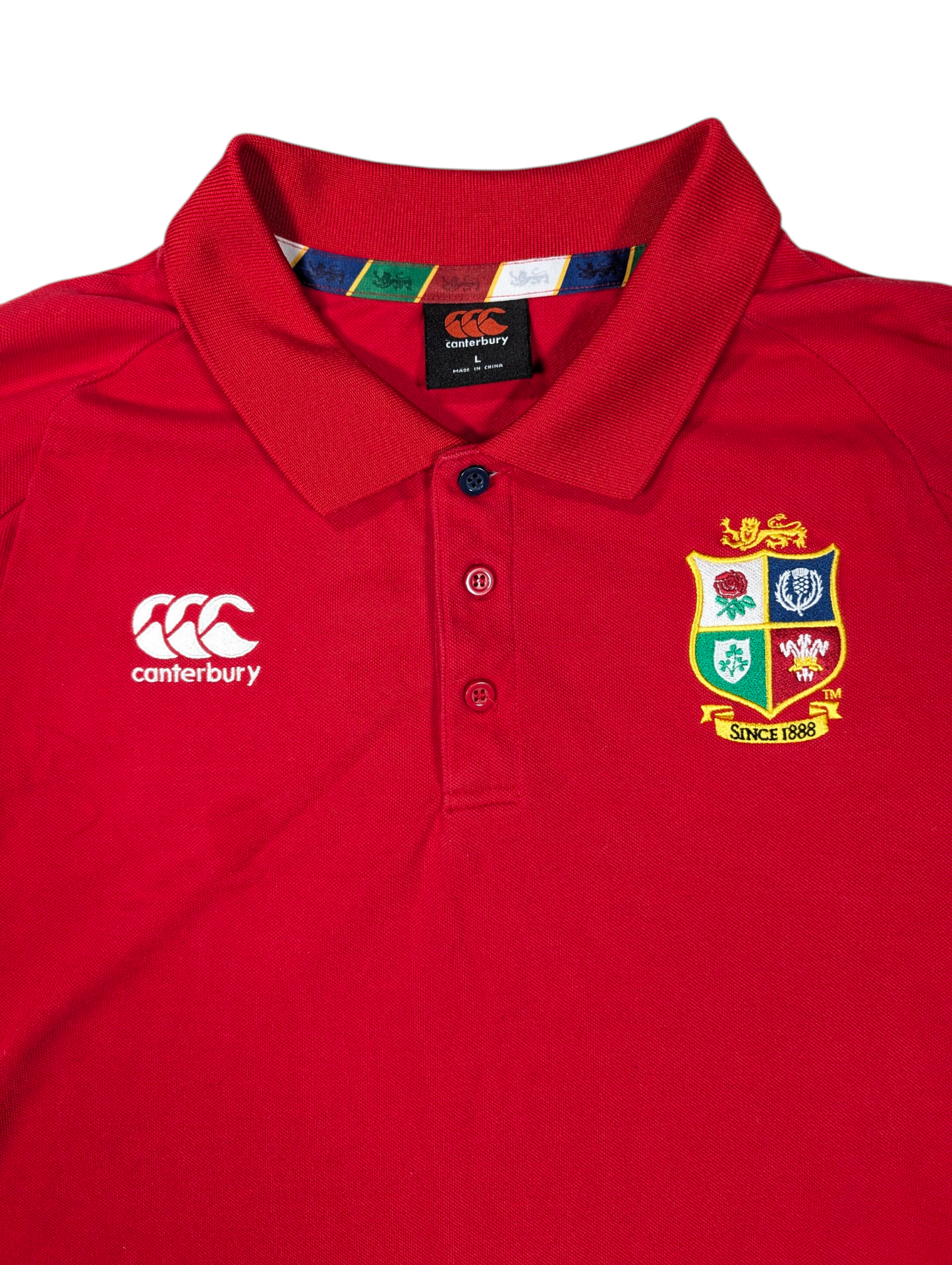 Lions Canterbury Rugby Polo Shirt 2021 (L) [Fair]