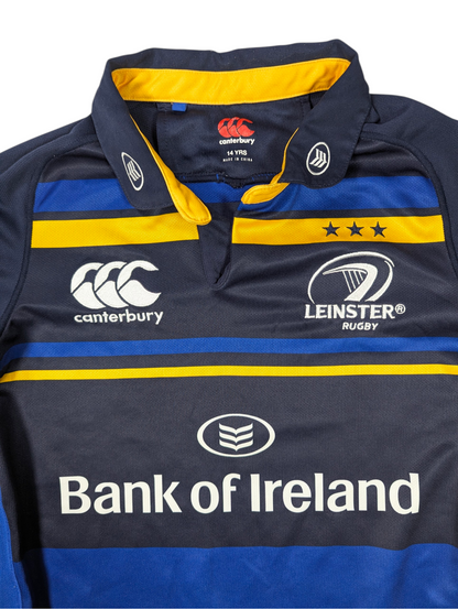 Leinster Canterbury Home Rugby Jersey 2016 (14 Years) [Very Good]