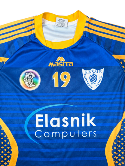Kinsale Community School Player Issue Masita Home GAA Jersey 2020s #19 (Size 14) [Excellent]