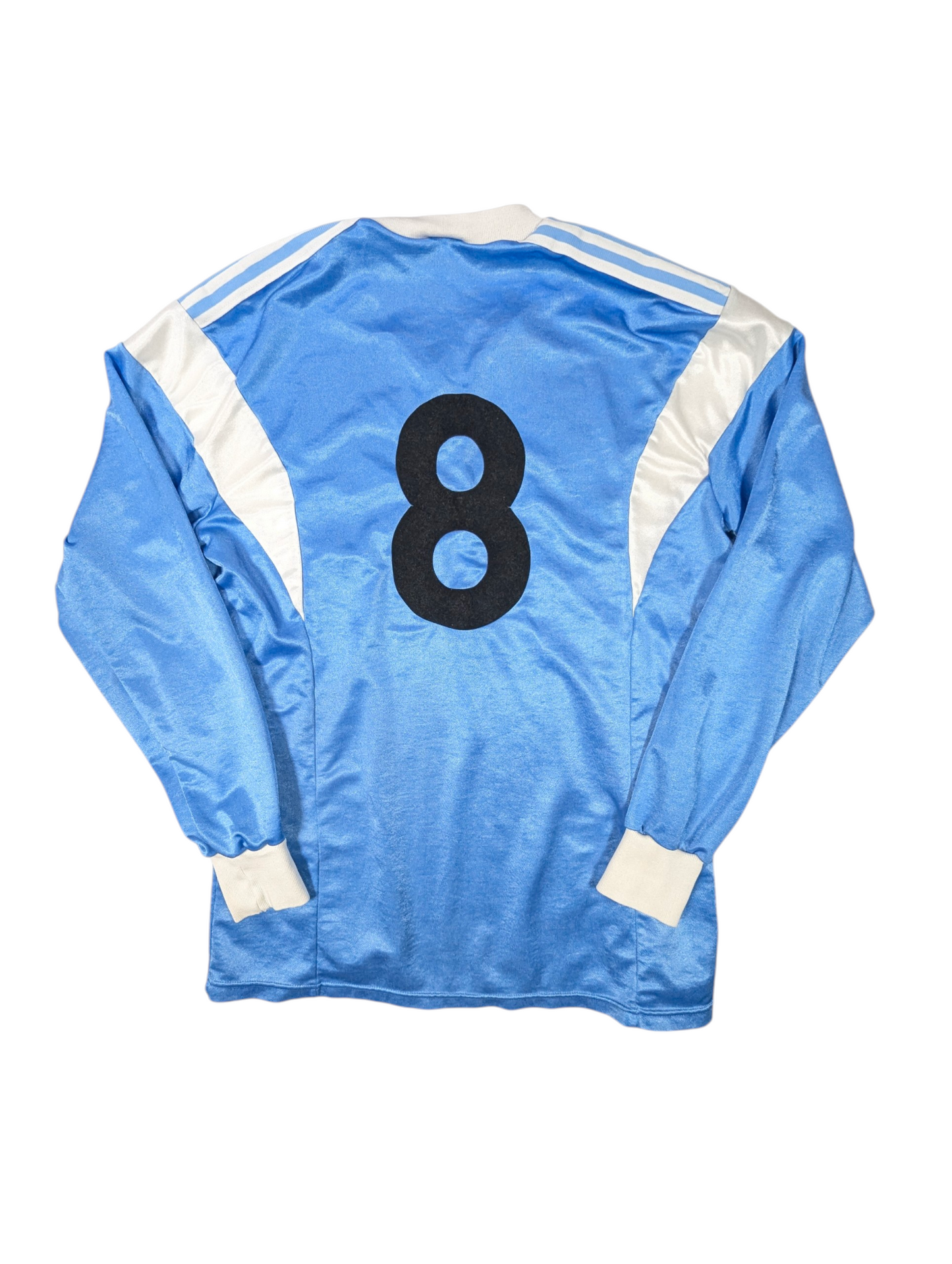 Merck Millipore Cork Player Issue adidas Home Football Jersey 1980s #8 (M) [Very Good]