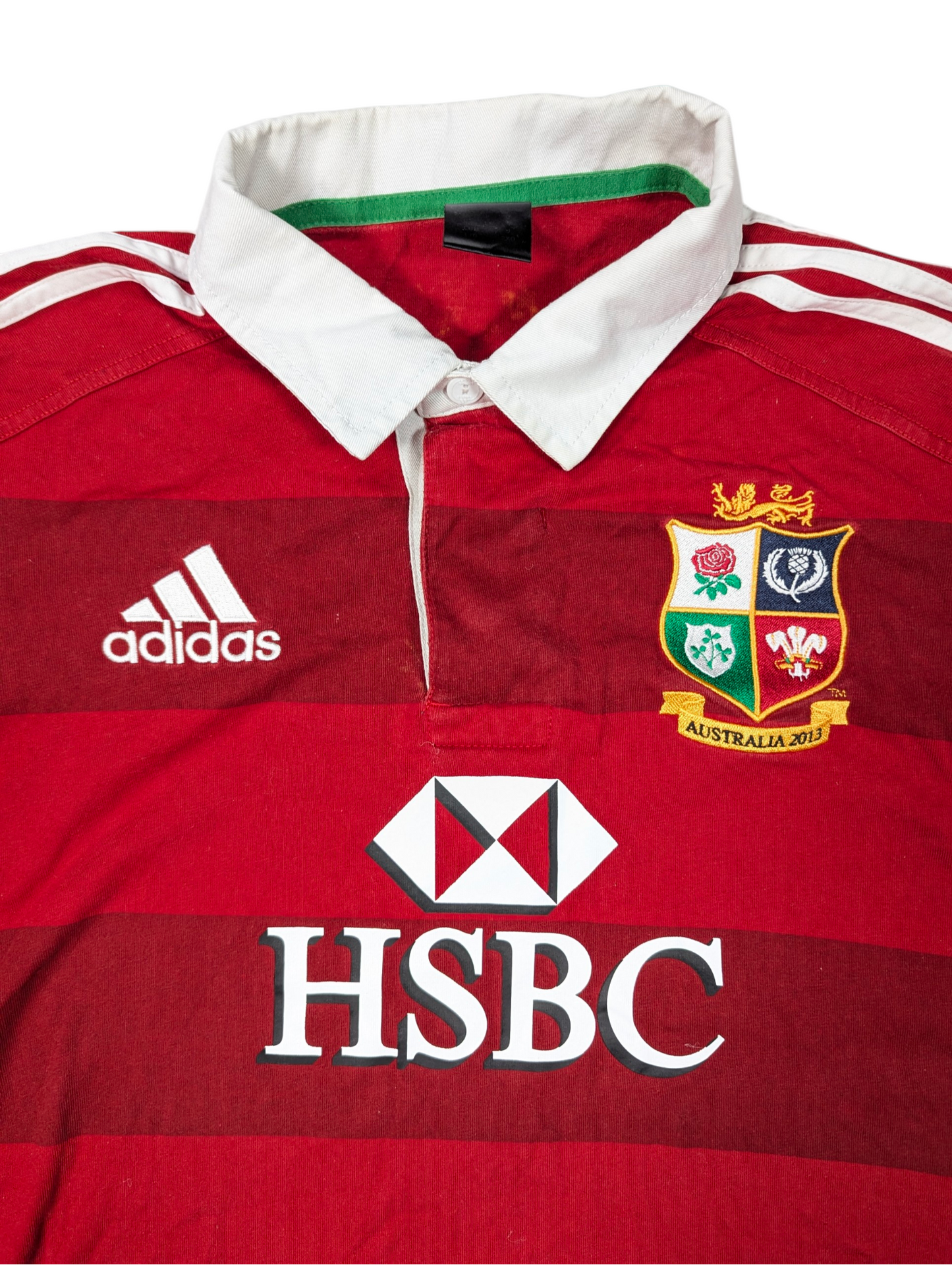 Lions adidas Rugby Polo Shirt 2013 (L) [Good]