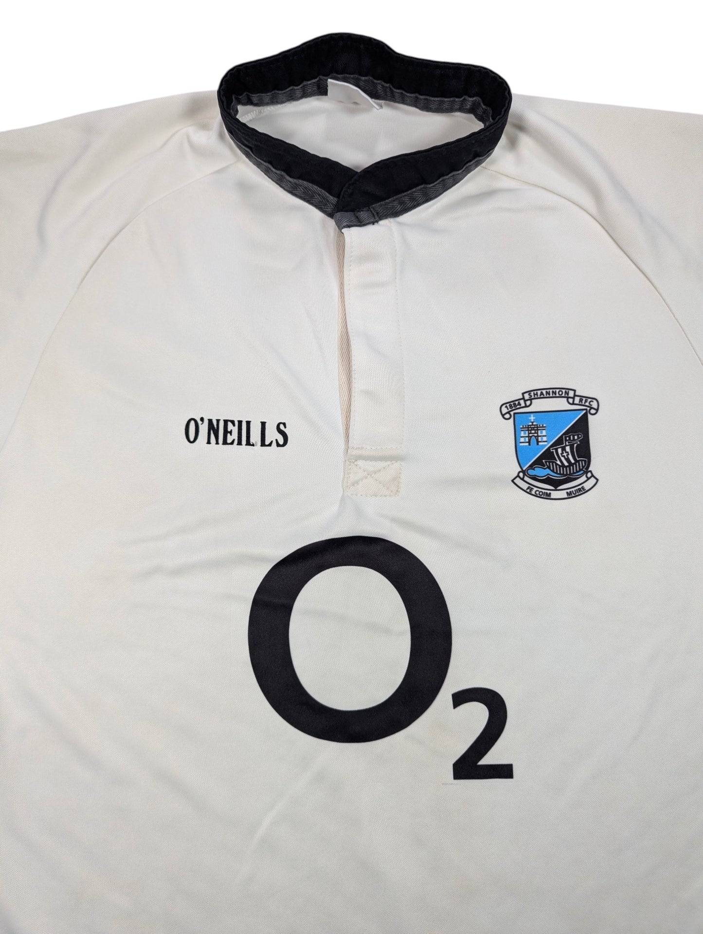 Shannon Player Issue O'Neills Away Rugby Jersey 2000s #4 (2XL) [Good]