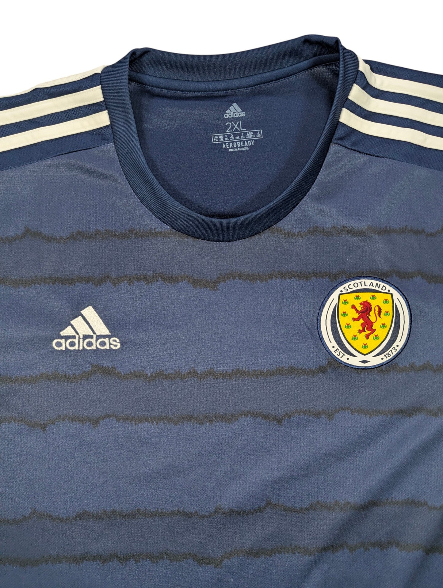 Scotland adidas Home Football Jersey 2020 (2XL) [Good]
