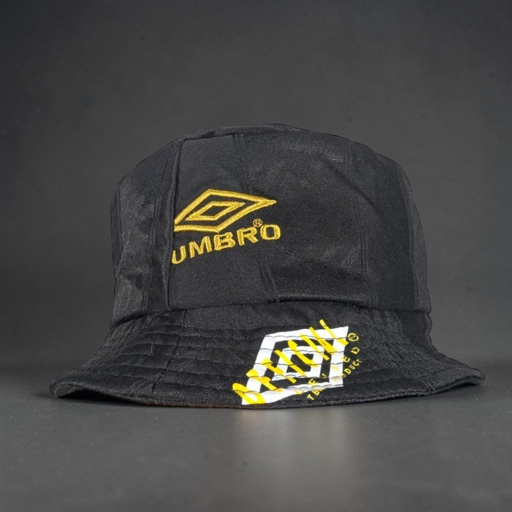 Manchester United Umbro ♻️ Upcycled Football Bucket Hat Retro (S) [Excellent]