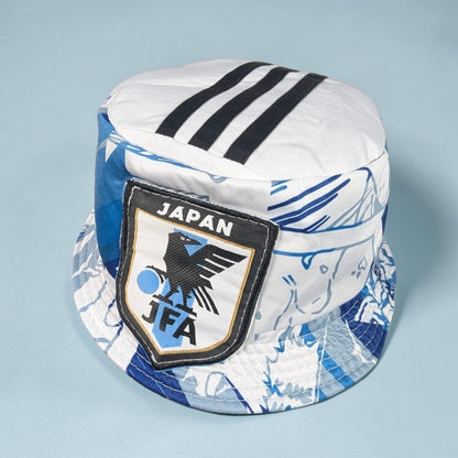 Japan ♻️ Upcycled Football Bucket Hat Retro Dragon Ball Z (S) [Excellent]