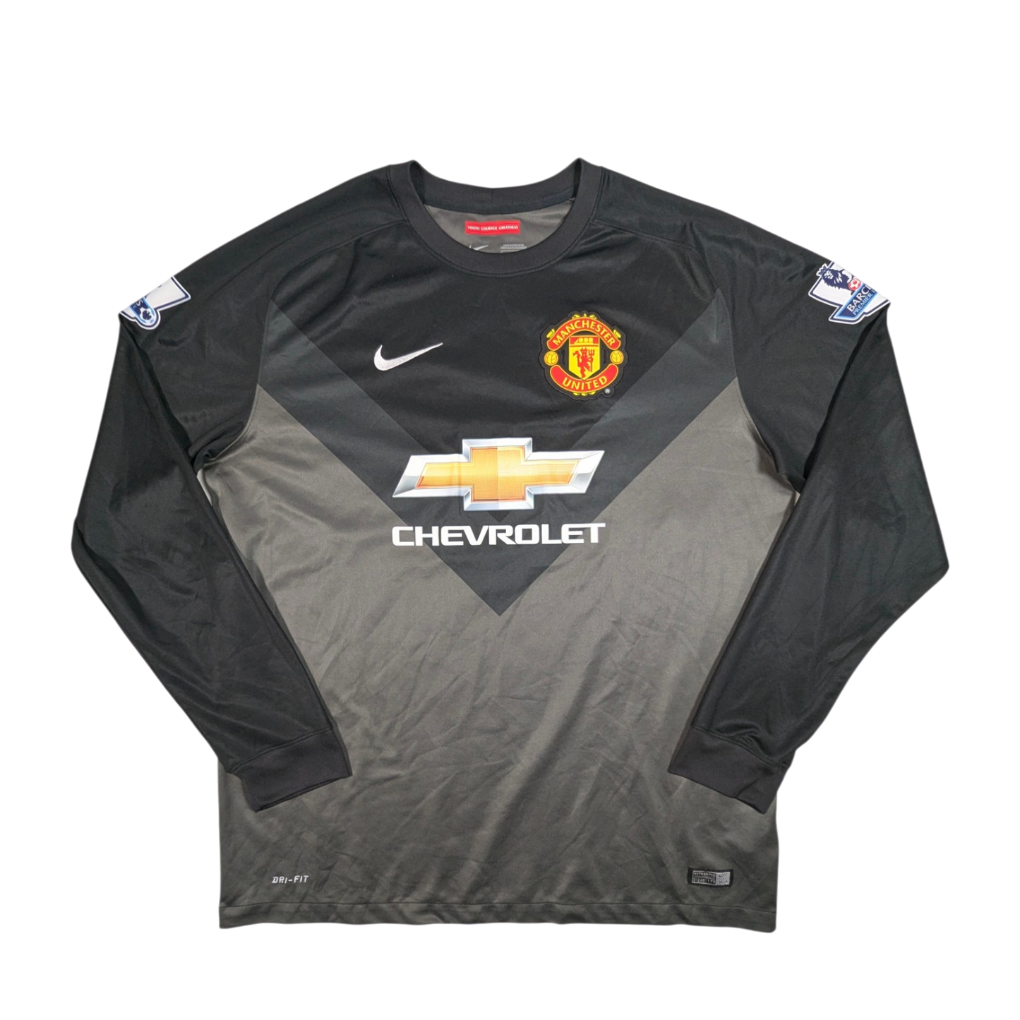 Manchester United adidas Goalkeeper Football Jersey 2014 De Gea #1 (XL) [Excellent]