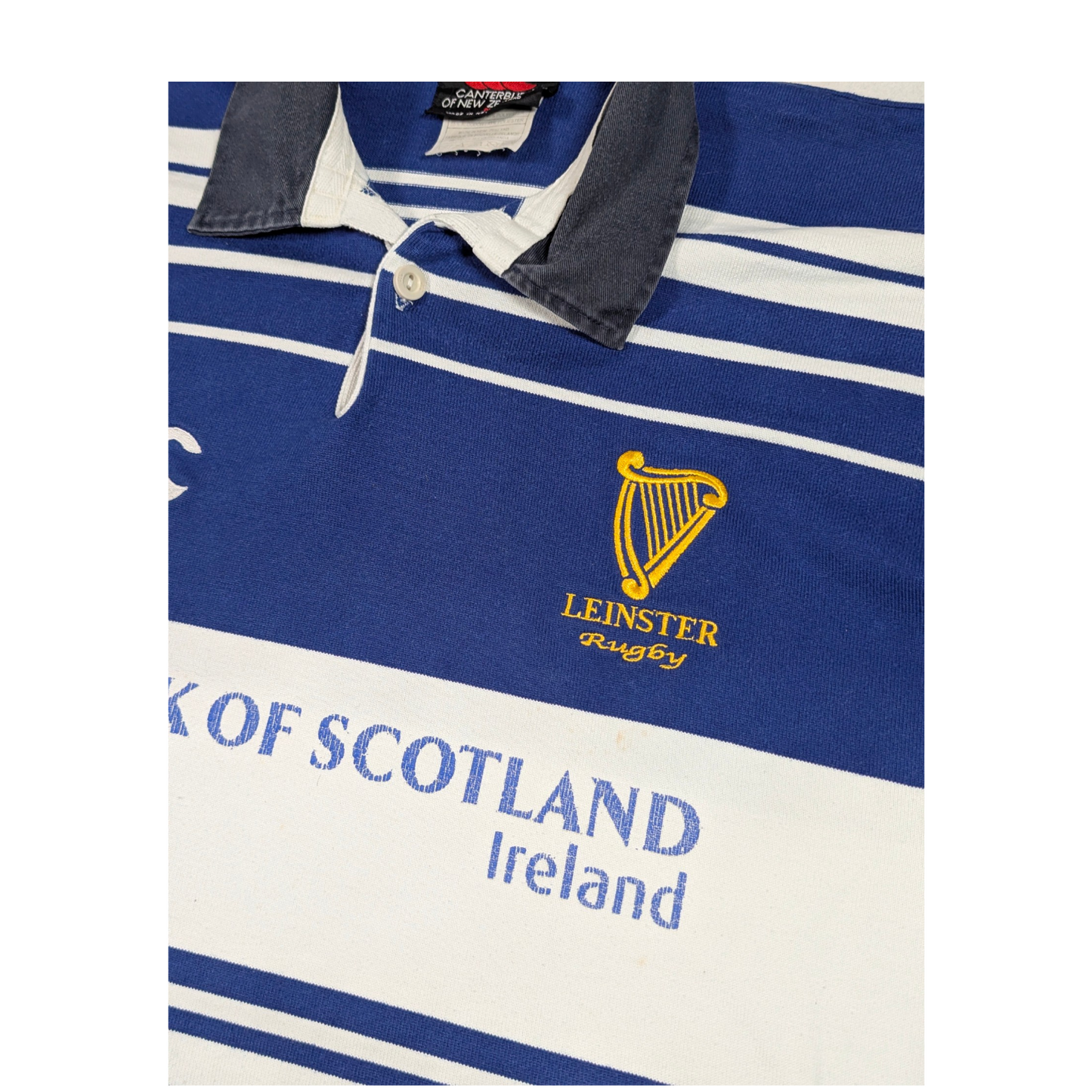 Leinster Canterbury Home Rugby Jersey 2001 (M) [Fair]
