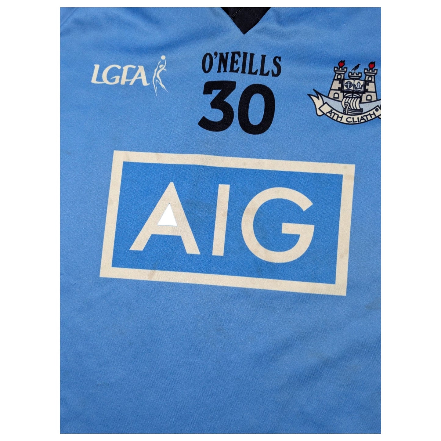 Dublin O'Neills Home GAA Jersey 2014 #30 (Size 14) [Fair]
