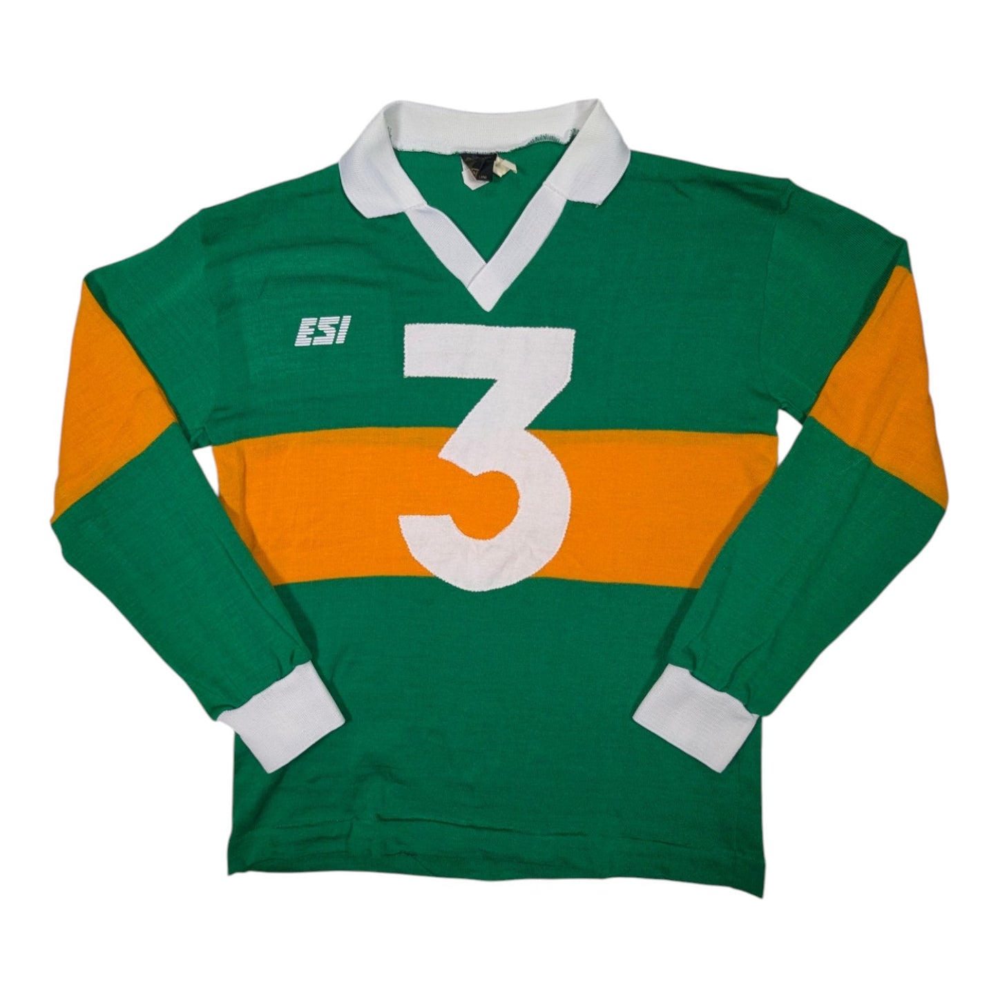 Vintage Player Issue Euro Sportsgear Int Home GAA Jersey 1980s #3 (XS) [Excellent]