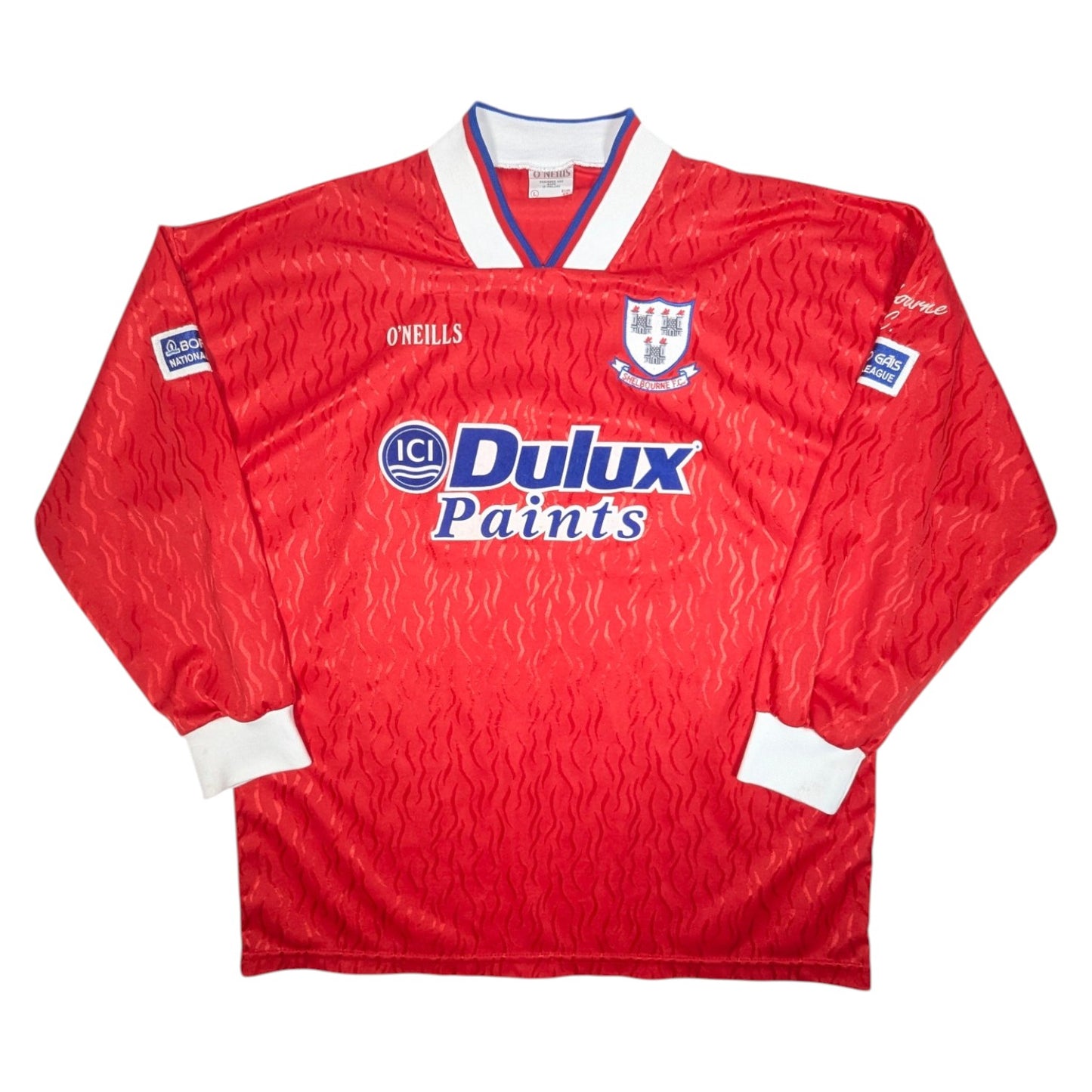 Shelbourne Player Issue O'Neills Home Football Jersey 1994 #13 (L) [Very Good]