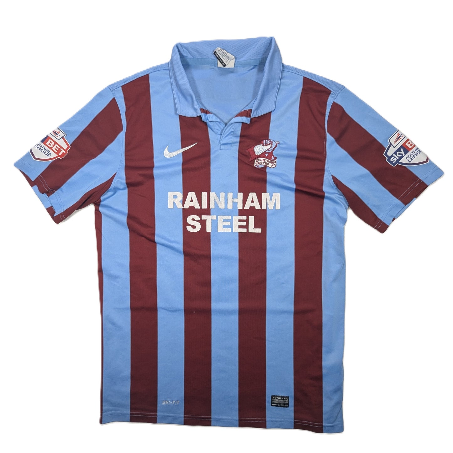 Scunthorpe United Nike Home Football Jersey 2013 Paddy Madden #27 (L) [Fair]